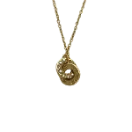 Gold Metal Coach Necklace