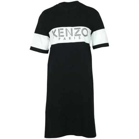 Black Cotton Kenzo Dress