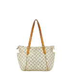 White Leather Louis Vuitton Totally