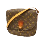 Brown Fabric Louis Vuitton Saint Cloud