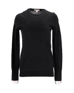 Black Wool Burberry Sweater