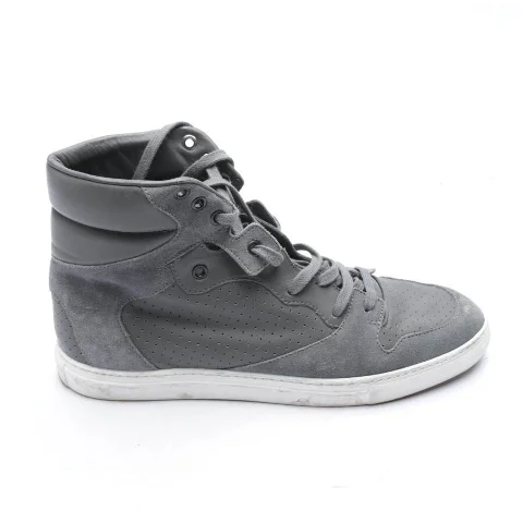 Grey Leather Balenciaga Sneakers