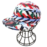 Multicolor Nylon Chanel Hat