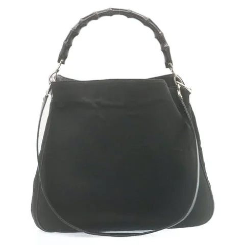 Black Canvas Gucci Handbag