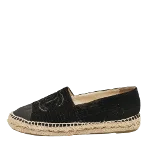 Black Velvet Chanel Espadrilles