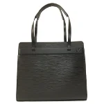 Black Leather Louis Vuitton Croisette