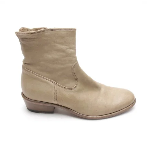 Beige Leather Fiorentini+baker Boots