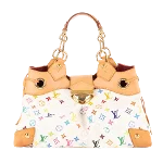 White Canvas Louis Vuitton Ursula