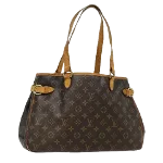 Brown Canvas Louis Vuitton Batignolles