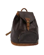 Brown Canvas Louis Vuitton Backpack