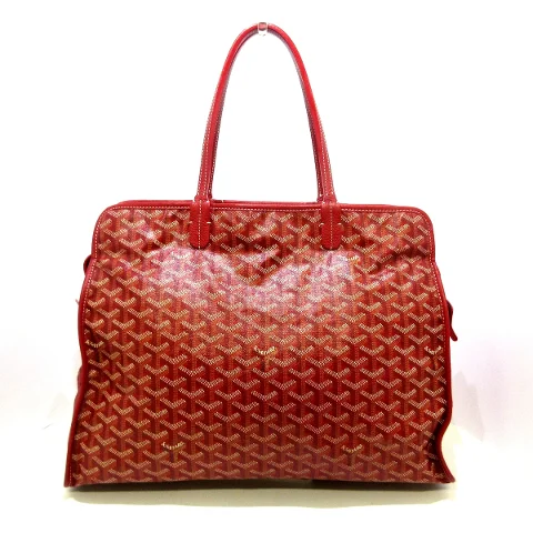 Red Canvas Goyard Handbag