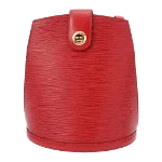 Red Leather Louis Vuitton Cluny