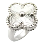 Silver Metal Van Cleef and Arpels Ring