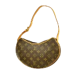 Brown Canvas Louis Vuitton Croissant