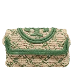 Green Fabric Tory Burch Clutch