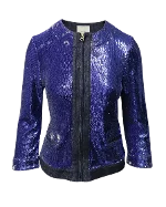 Blue Cotton Pinko Jacket