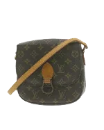 Brown Canvas Louis Vuitton Crossbody Bag