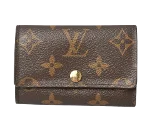 Brown Canvas Louis Vuitton Key Holder