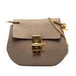 Beige Leather Chloé Shoulder Bag