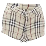 Brown Cotton Burberry Shorts