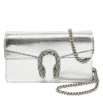 Silver Leather Gucci Dionysus