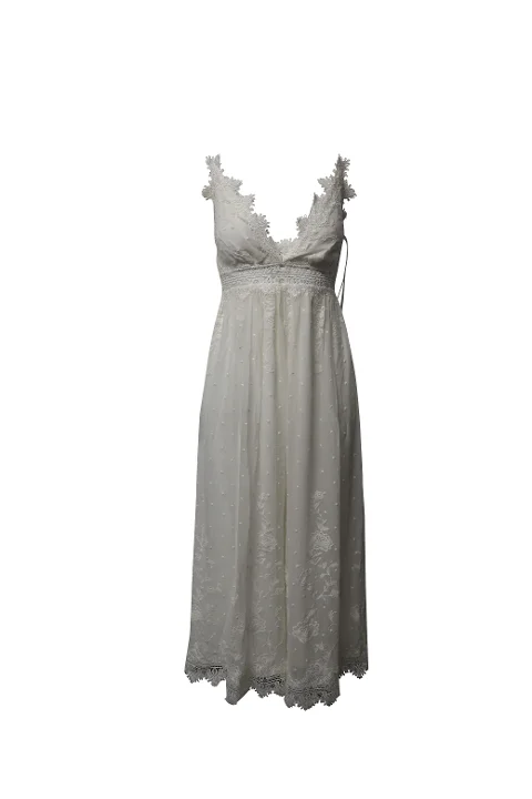 White Cotton Zimmermann Dress
