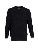 Navy Cotton Burberry Sweater