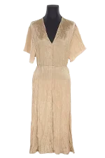 Brown Polyester Vince Dress