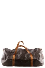 Brown Leather Louis Vuitton Travel Bag