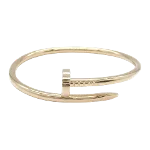 Gold Metal Cartier Bracelet