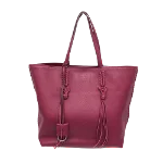 Purple Leather Tod's Tote