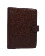 Brown Leather Chanel Agenda