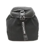 Black Fabric Moncler Backpack