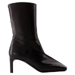 Black Leather Jil Sander Boots