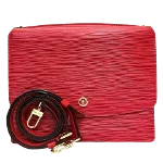 Red Leather Louis Vuitton Grenelle