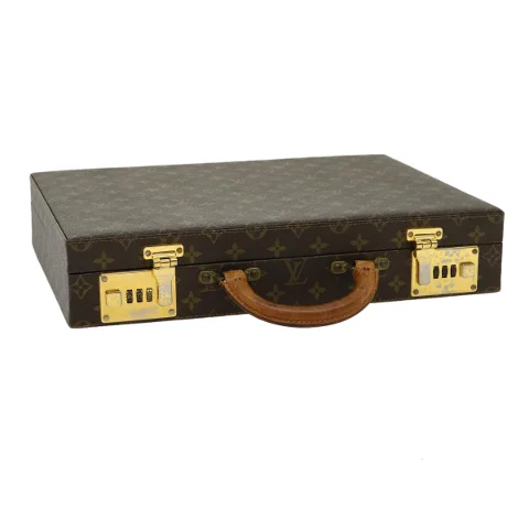 Brown Canvas Louis Vuitton Briefcase