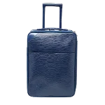 Blue Leather Louis Vuitton Luggage