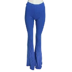 Blue Wool Versace Trousers