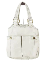 White Leather Marc Jacobs Handbag