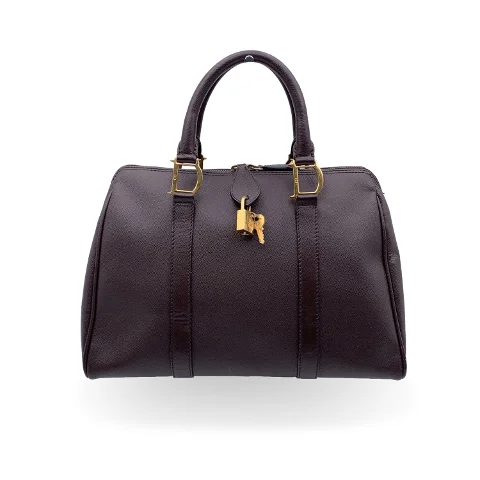 Brown Leather Dior Handbag