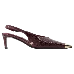 Burgundy Leather Anine Bing Heels