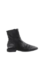 Black Leather Balenciaga Boots