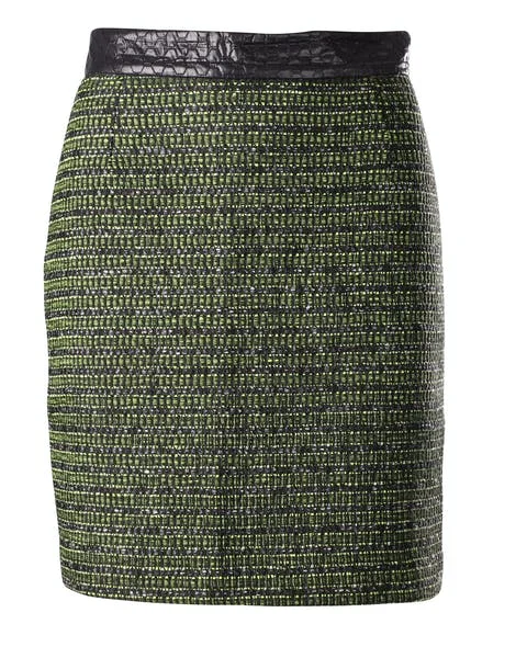 Green Wool Proenza Schouler Skirt