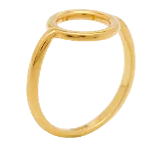 Gold Metal Chloé Ring
