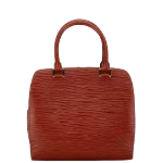 Brown Leather Louis Vuitton Pont Neuf