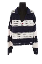 Blue Cotton Tommy Hilfiger Sweater