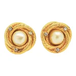 Gold Yellow Gold Chanel Earrings