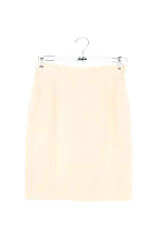 Beige Polyester Saint Laurent Skirt