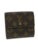 Brown Coated canvas Louis Vuitton Porte Monnaie