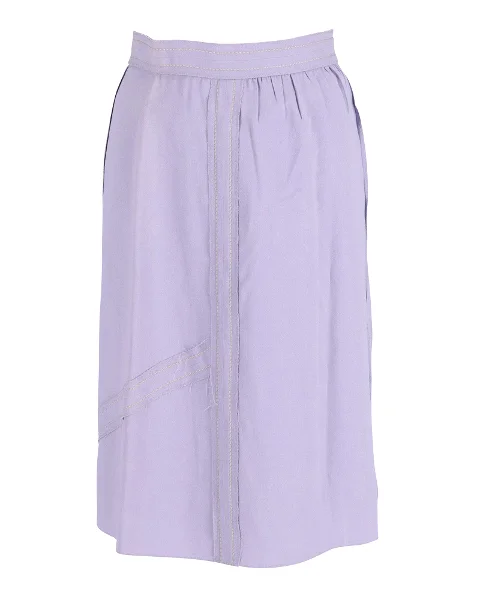Purple Cotton Prada Skirt